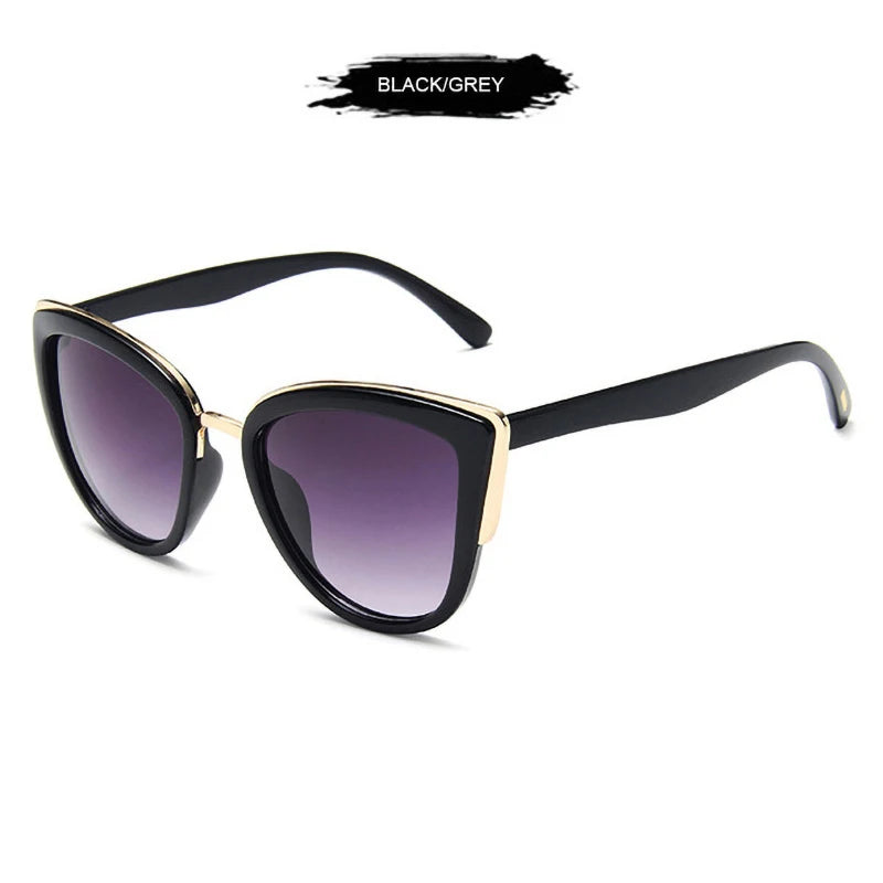 Classic Cateye Women Sunglasses Vintage Anti-glare Sun Glasses Female Fashion Leopard Driving Travelling Shades UV400