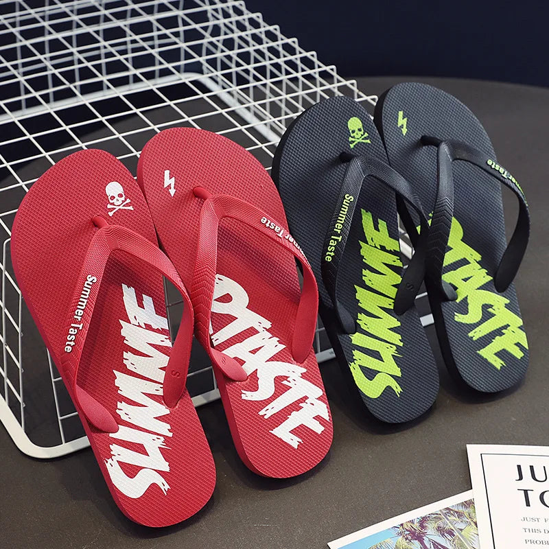 Fashion Men Shoes Summer Men Flip Flops High Quality Beach Sandals Anti-Slip Zapatos Hombre Casual Wholesale Men Slippers
