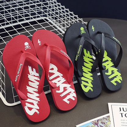 Fashion Men Shoes Summer Men Flip Flops High Quality Beach Sandals Anti-Slip Zapatos Hombre Casual Wholesale Men Slippers