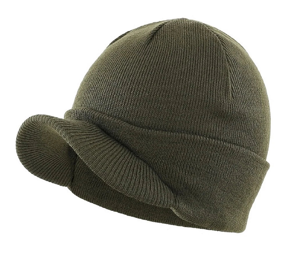 Connectyle Moda de moda masculina Chapéu de gorro de inverno com abastecimento quente de malha macia e malha