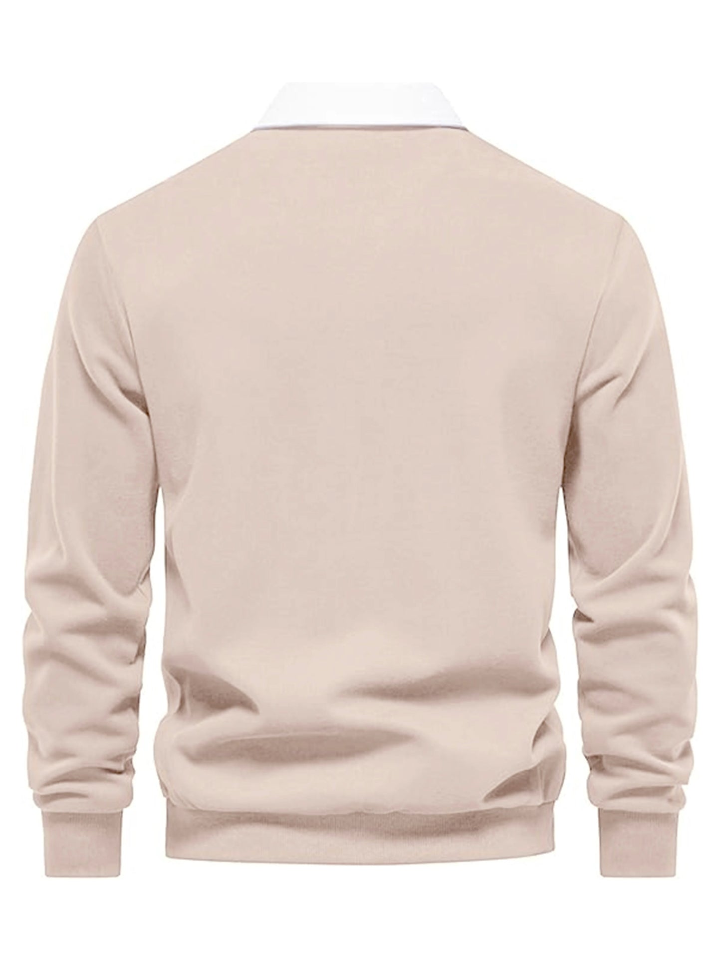 Vor- og haust tískuflapp karla, pullover, solid litur hnappur karla fatnaður, úti sweatshirt karla