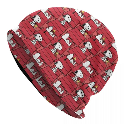 Custom The Peanuts Bonnet Hats Street Knitted Hat For Women Men Winter Warm S-Snoopys Skullies Beanies Caps