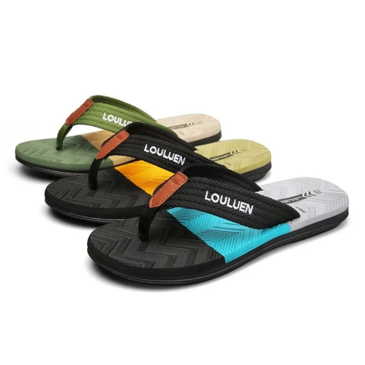 Hot Sale Men's Flip Flops Outdoor Slippers Fashion Summer Men Slippers High Quality Flip Flops Casual Beach Man Sandals Chanclas