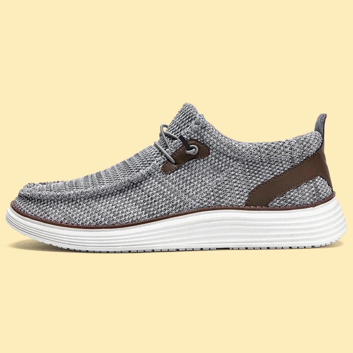Men's Comfortable Loafers Shoes Durable Shoelace Cushioned Anti-Slip Sole Perfect for Work Trave Shoesl and Leisure shoes