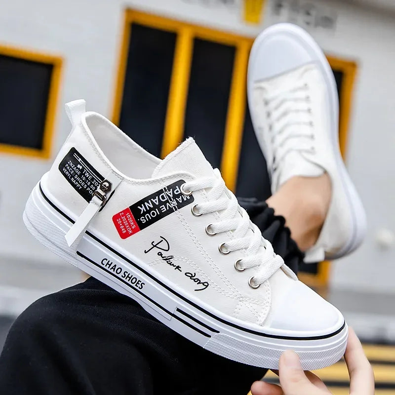 Men Sportschoenen herfst nieuw ademende me canvas schoen comfortabel casual mannen schoenen licht tennisschoen trend skate schoen man sneaker man