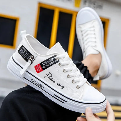 Men Sportschoenen herfst nieuw ademende me canvas schoen comfortabel casual mannen schoenen licht tennisschoen trend skate schoen man sneaker man