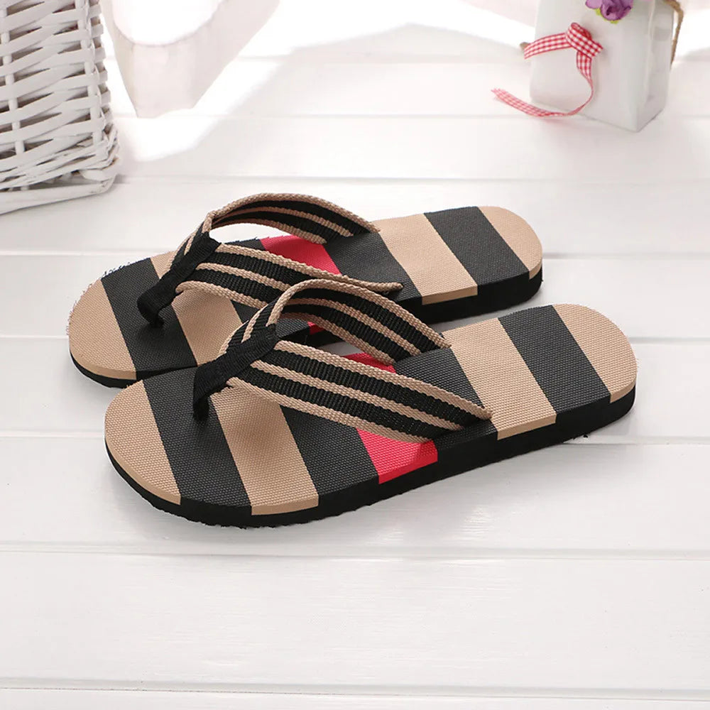 Inniskór karlar Sumarskór blandaðir litir sandalar karlkyns inniskór inni eða úti flip flops innanhúss skór heima inniskór fyrir karla