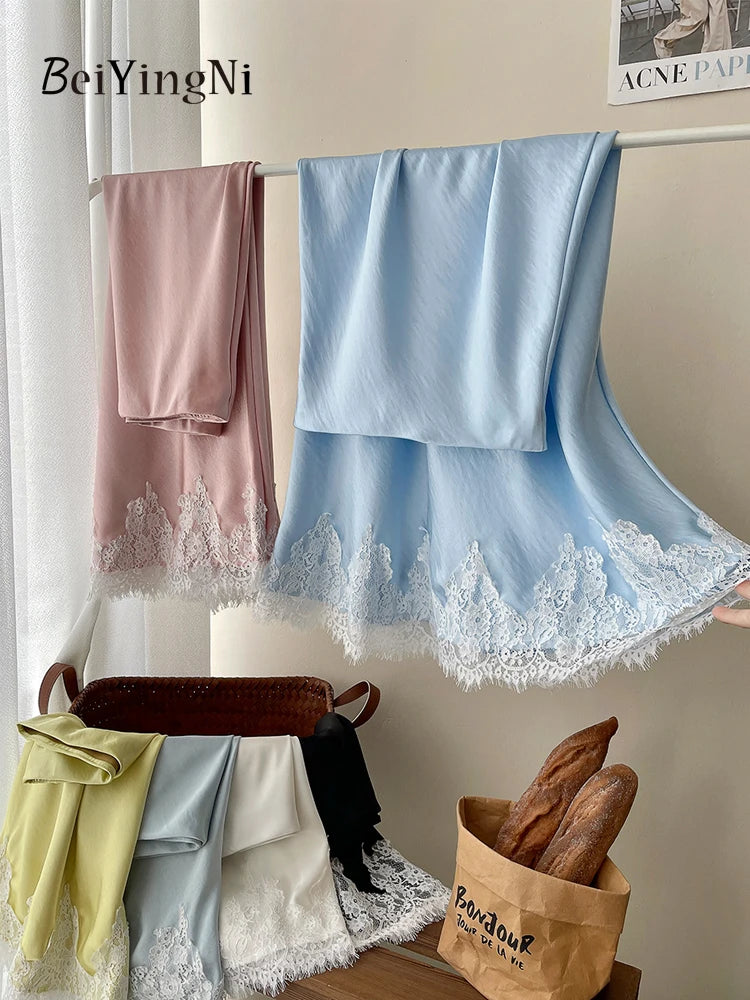 Beiingni francés elegante satén sirena falda mujeres primavera de verano de verano paquete de mosaico cadera largas faldas de línea de línea damas faldas