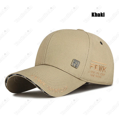 Nuevos hombres de moda mujeres de alta calidad pocos cartas bordadas algodón de algodón ajustable gata de béisbol gorra camionero para papá sombreros de papá