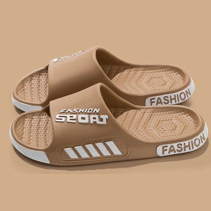Mote menns sommer tøfler Anti-slip eva myk såle tøfler utendørs strand flip flops for menn husholdningens komfortable sko