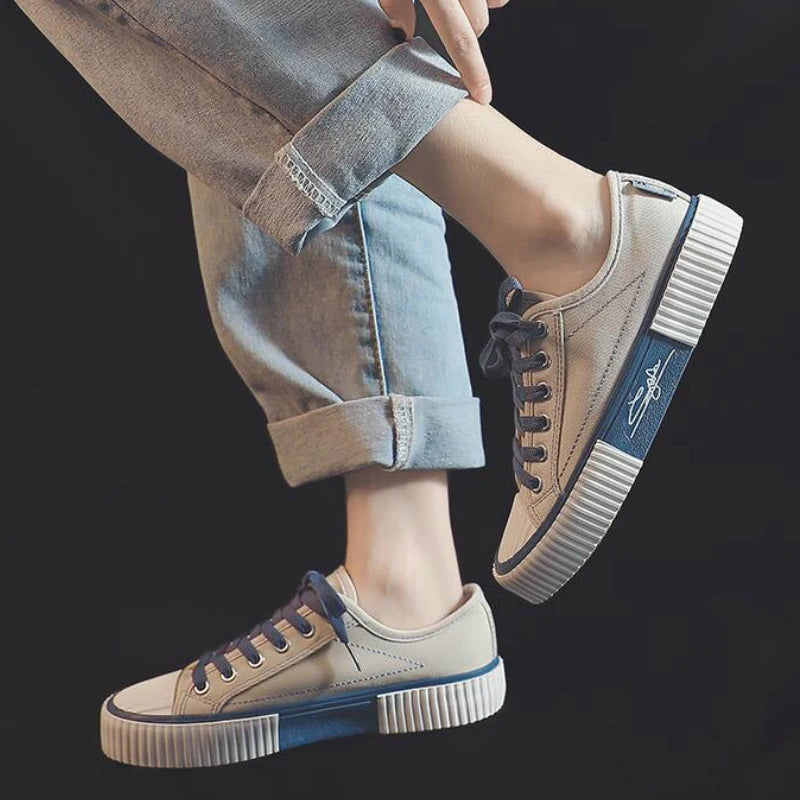Kvinnor dukskor mode sneakers unisex ny avslappnad vulkanisera skor kvinna mode loafers hög kvalitet 3 gånger vulkanisering