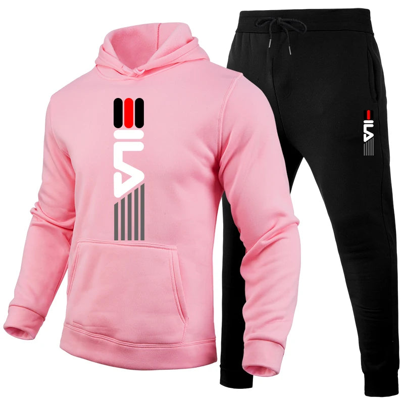 2025 New Men's Tracksuit Hoodies and Jogger Pants High Quality Male Daily Casual Sports Jogging Suits Gym Fitness Hooded Outfits