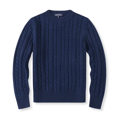 Runde Nackenpullover modische Jacke Top Stricker Sweater lässig Pullover Männer Kleidung 2025 Herbst/Winter Sport Jugend 6 Stil