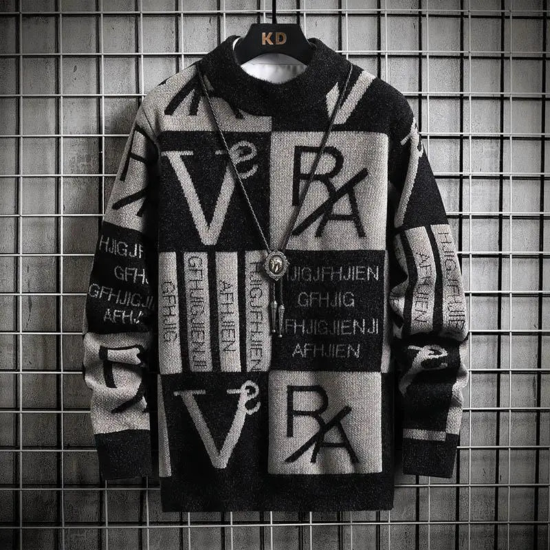 Uomini Pullover a strisce maglia a maglia a maglia Pallover Stampare Maglioni rotondi Maglion Autunno/Inverno Designer di qualità Casual Casualmente Abbigliamento Jumper