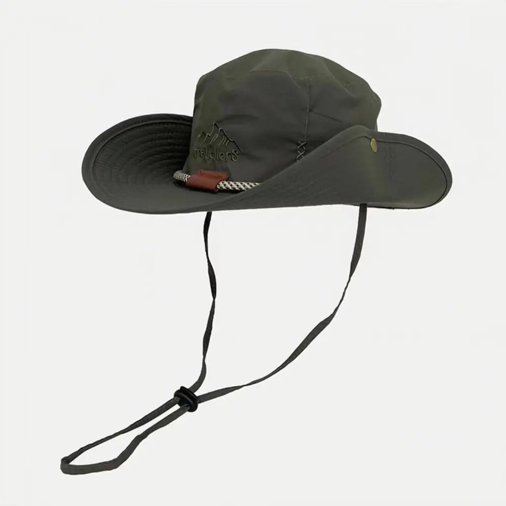 Summer Bucket Hat Men Women Sunscreen Fishing Hat Outdoor Breathable Fisherman Cap Hiking Climbing Camping Uv Protect Windproof