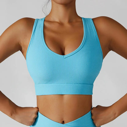 Set de yoga pentru feminin sacou sport sutien legging antrenament de gimnastică împingeți costum de îmbrăcăminte sport de yoga