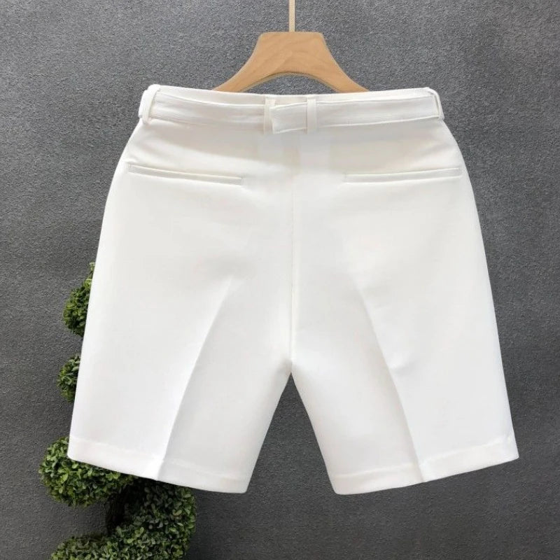 Casual Slim Fit Herrenanzug Shorts Essentielle stilvolle Sommer Neu in Pant 2025 koreanischer Stil Luxus Personalizat Männliche kurze Hosen