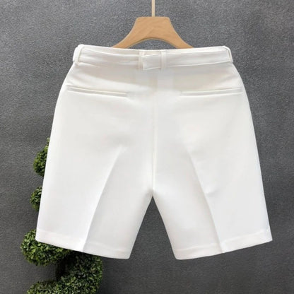 Casual Slim Fit Herrenanzug Shorts Essentielle stilvolle Sommer Neu in Pant 2025 koreanischer Stil Luxus Personalizat Männliche kurze Hosen