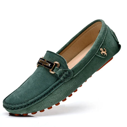 Yrzl Loafers Men iso koko 48 Pehmeä ajo-mokkasiinit Korkealaatuiset asunnot aitoja nahkakengät miehet liukuvat mokkanahkaa miehille