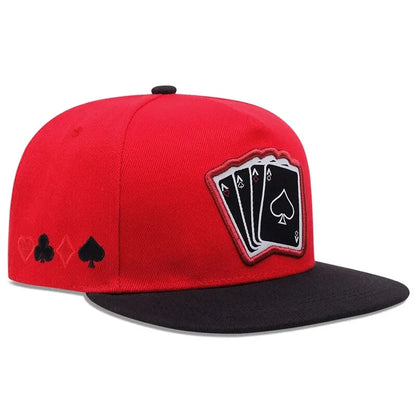 2024 NUEVA FAMINA HOP HOP CAP HOMBres Mujeres Tarjeta de juego ajustable Capas de béisbol bordadas Sombrero de sol al aire libre Snapback Snapback Sombreros