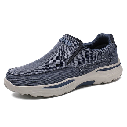 Mænds afslappede sko lærred åndbart loafers mænd 2024 ny mandlig komfortabel udendørs vandresko klassiske loafers mænd sneakers