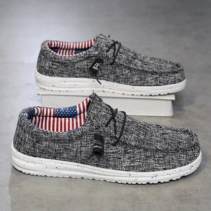 Men's Mesh Loafers Autumn Mens Vulcanized Shoes Breathable Lightweight Hiking Outdoor Sports Shoes Zapato Abierto Scarpa Aperta