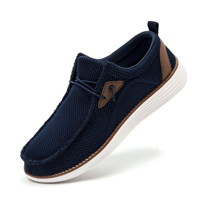 Men's Adjustable Lace-Up Loafers Shoes Non-Slip Sole Breathable Upper Comfortable for Walking Jogging Shoes Casual shoes