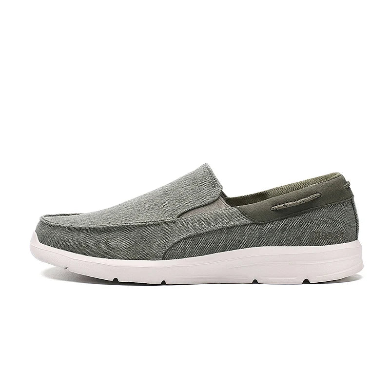 Ny sommer åndbar lærred sko mænd loafers glider på sneakers mode afslappet mænd sko lette lejligheder mænd, der kører zapato