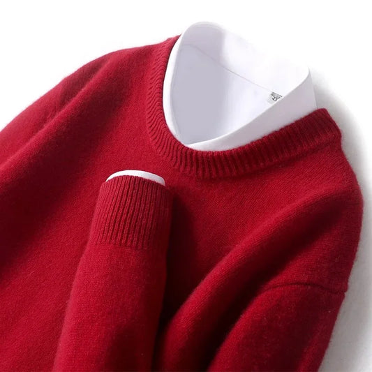 Venta caliente Cajeza de cachemira Séter para hombres Juques de punto de punto de punto