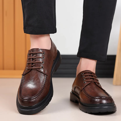 Menn Oxfords sko fottøy joggesko sko menn ekte lær uformell blonder gangsko menn utendørs verktøy sko mann