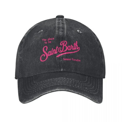 Fashion S-Saint B-Barth Baseball Caps Women Men Snapback Cap Female Male Visors Sun Hat Unisex Adjustable Cotton Trucker Hats