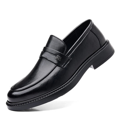 Buty męskie Wysokiej jakości moda męskie buty biznesowe włoskie ręcznie robione buty oryginalne skórzane mokasyny ślizganie się