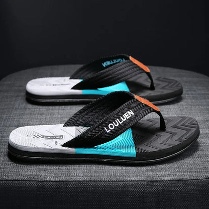 Hot Sale Men's Flip Flops Outdoor Slippers Fashion Summer Men Slippers High Quality Flip Flops Casual Beach Man Sandals Chanclas
