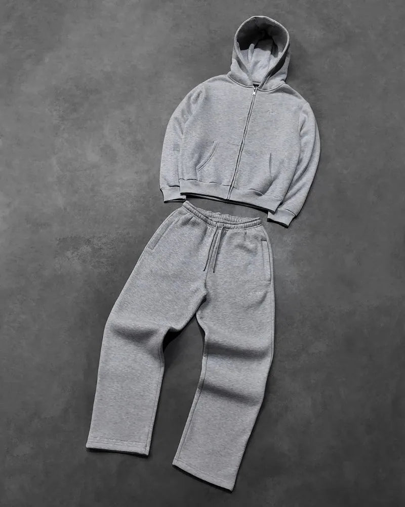 Y2K Men Kleidung Set Street Retro Gothic Trainingsanzug Harajuku Trend Hip Hop Persönlichkeit Muster Stickrückgang übergroßer Trainingsanzug