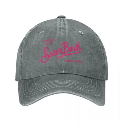 Fashion S-Saint B-Barth Baseball Caps Women Men Snapback Cap Female Male Visors Sun Hat Unisex Adjustable Cotton Trucker Hats