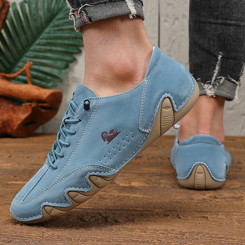 Uomo primaverile sneaker a basso taglio moca