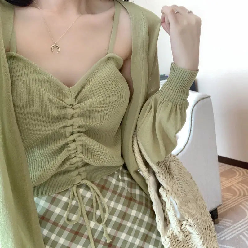 Office Female Outfits Y2k Streetwear Summer Fashion 2025 Clothing Trend Chic and Elegant Festival Women's Two Skirt Piece Set