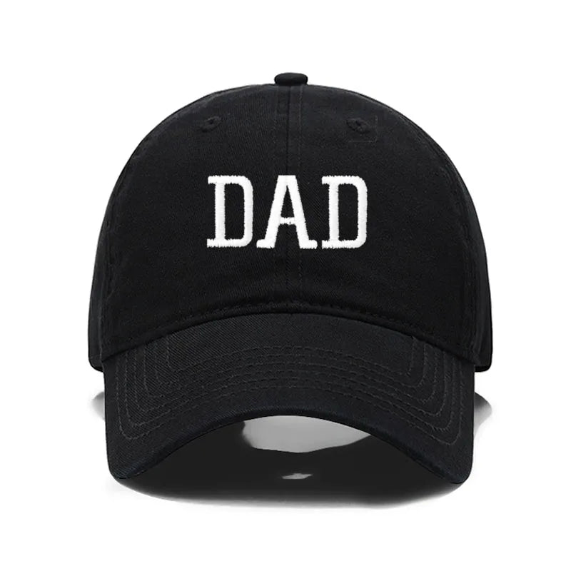 DAD MOM Embroidery Pure Cotton Men's Baseball Cap For Man  Womne's Fashion Sport Golf Caps Sun Hat Dropshipping