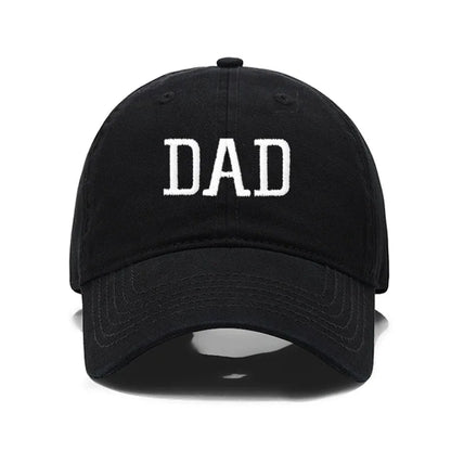 DAD MOM Embroidery Pure Cotton Men's Baseball Cap For Man  Womne's Fashion Sport Golf Caps Sun Hat Dropshipping