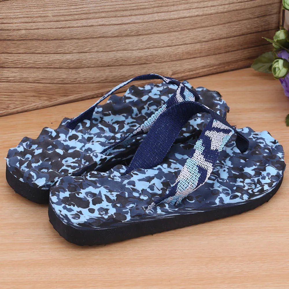 Men Camouflage Flip Flops Slippers Shoes Sandals Slipper Indoor & Outdoor Casual Men Non-Slip Beach Shoes Sapato Masculino 40-45