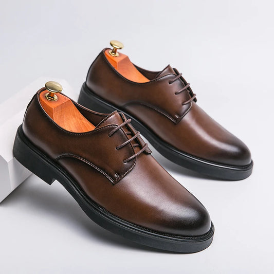 Spring Autumn Soft Sole Comfortable Casual Shoes Men's Outdoor Hiking Travel Shoes High End High Quality Men's Suit Dress Shoes