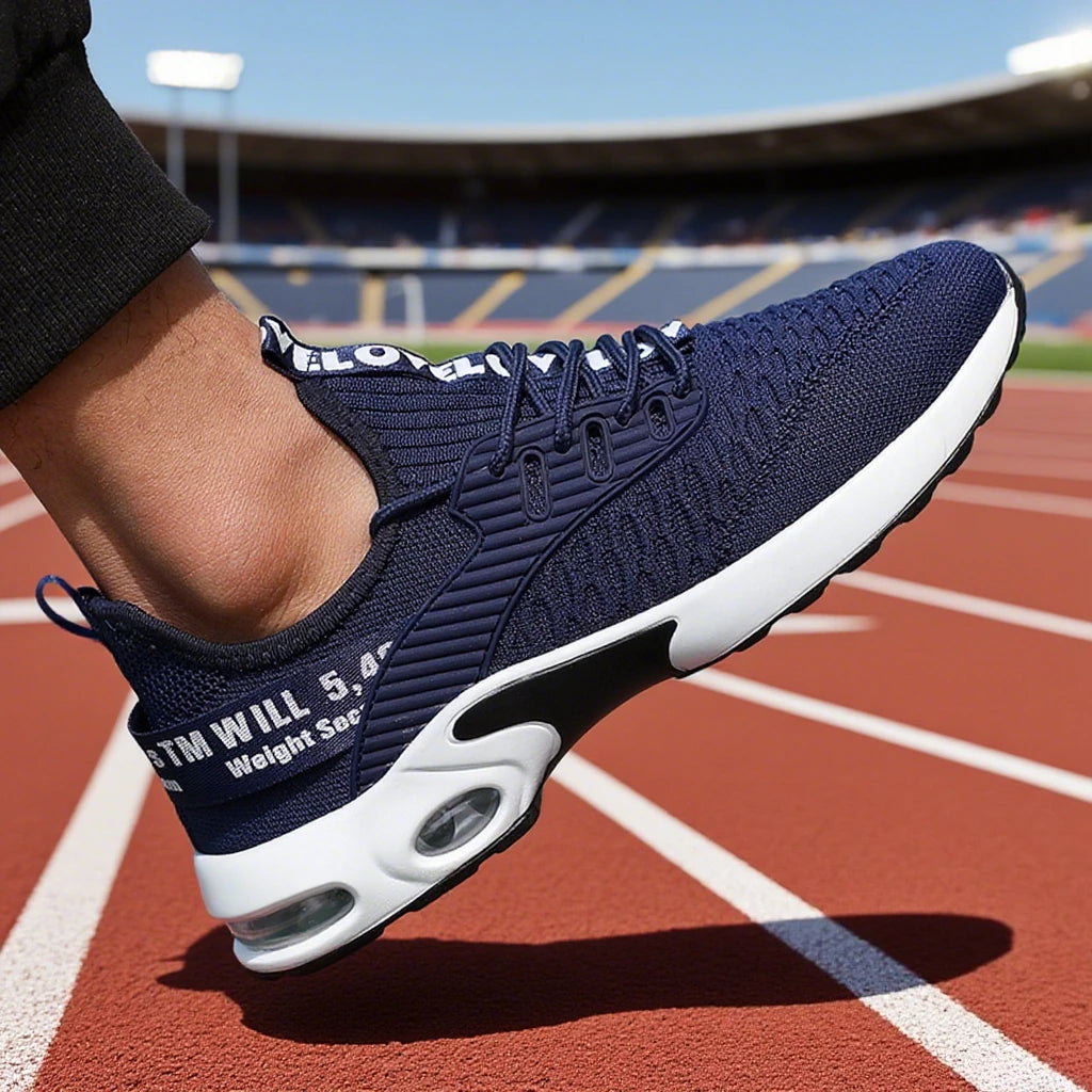 Men Running Sneakers Lightweight Walking Sport Shoes Breathable Wear-resistant Male Shoes Casual Canvas Shoes Breathable Single