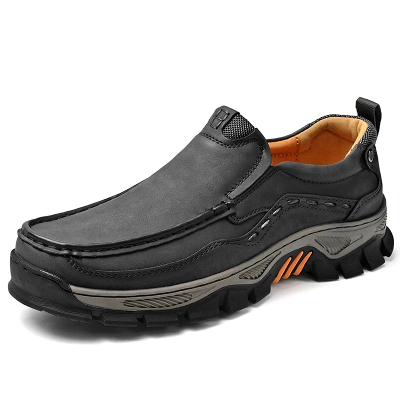 Slip On Mens Leather Shoes Loafers Oxfords Outdoor Casual Mocassin Homme Mocasines Hombre Big Size 48 49 50