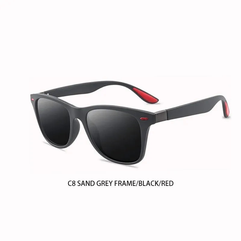 Polarizační sluneční brýle unisex Square Vintage Sun Glasses Slavná značka Suglases Polarizační brýle Retro feminino ženy muži