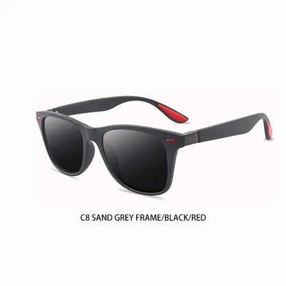 Polarizační sluneční brýle unisex Square Vintage Sun Glasses Slavná značka Suglases Polarizační brýle Retro feminino ženy muži