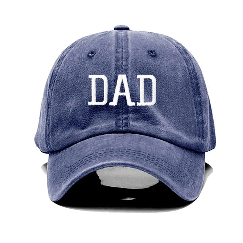 DAD MOM Embroidery Pure Cotton Men's Baseball Cap For Man  Womne's Fashion Sport Golf Caps Sun Hat Dropshipping