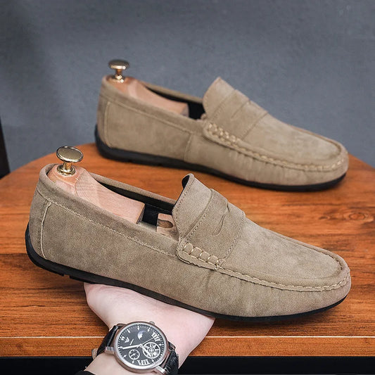 Casual schoenen voor heren zomer mocassins mannen loafers vrije tijd niet-slip flats lichtgewicht zachte slip op rijschoen sapatenis masculino