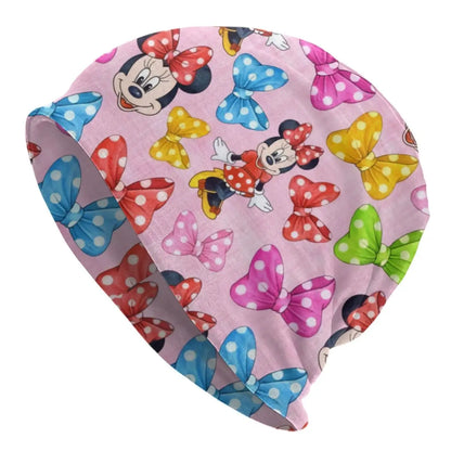 Disney Mickey Mouse Minnie Skullies Beanies Caps For Men Women Unisex Street Winter Warm Knitting Hat Adult Bonnet Hats