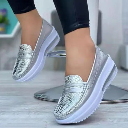 Plus size 43 scarpe piatta casual Donne Fashion Fashion Round Top Top Platform Sneaker Sneaker Comfort non slip femminili