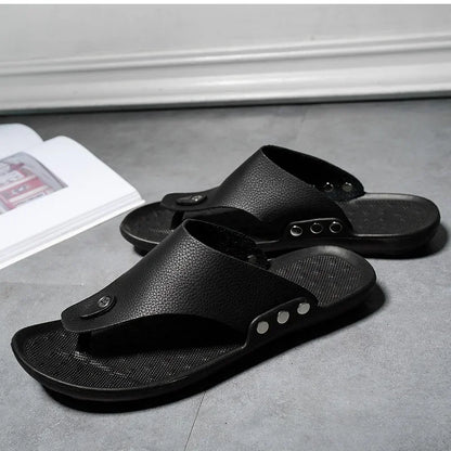 yrzl flip flop men summer slippers slippers شاطئ صندل مريح أحذية عارضة أزياء أسود غير انزلاق أحذية الحمام رجال شرائح الشرائح